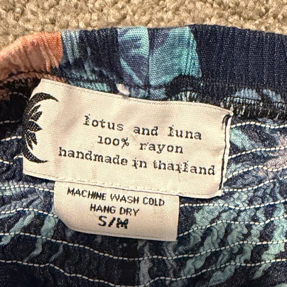 Lotus and Luna Print Women's Shorts - Picture 2 of 2